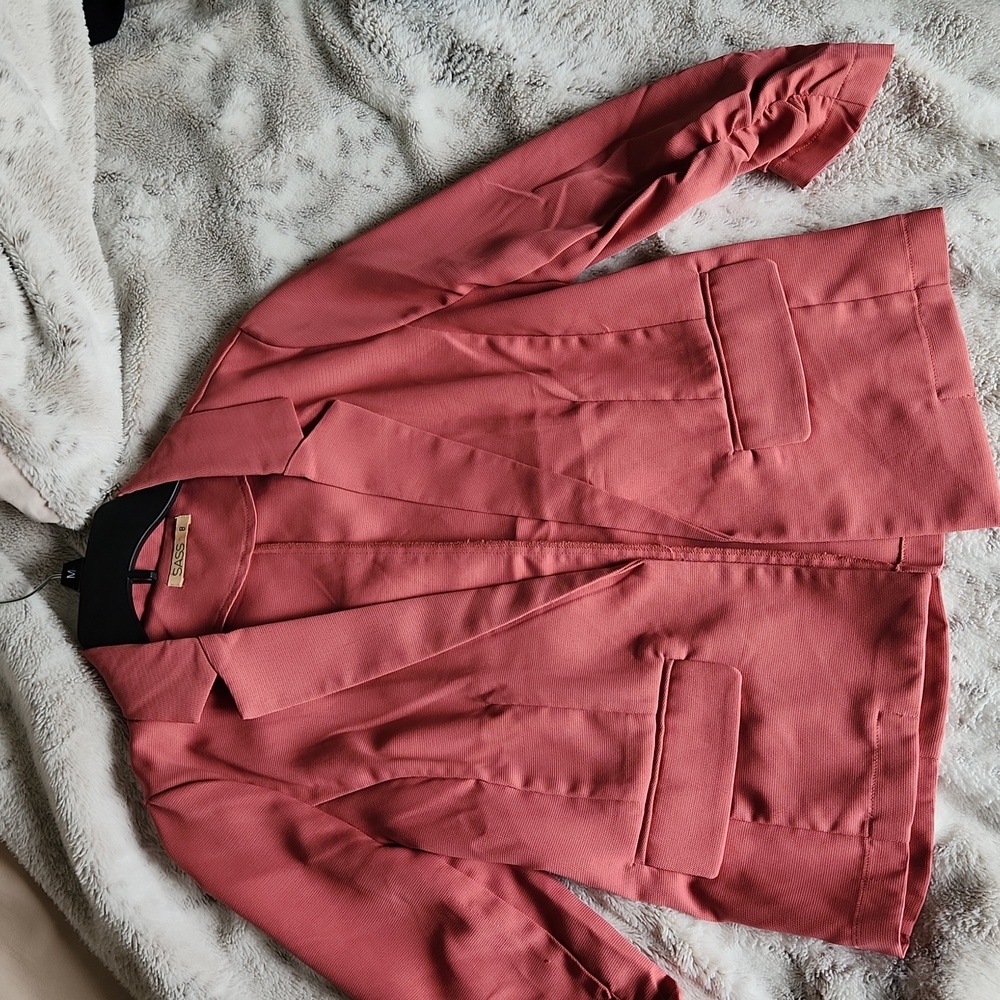 Pink blazer